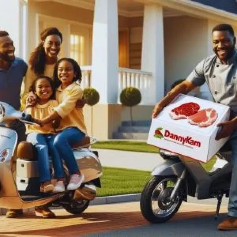 families in Kenya trust DannyKam for fresh beef