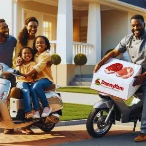 families in Kenya trust DannyKam for fresh beef